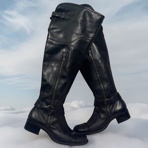 Born Crown OTK tall leather boots. Size 8 🩷